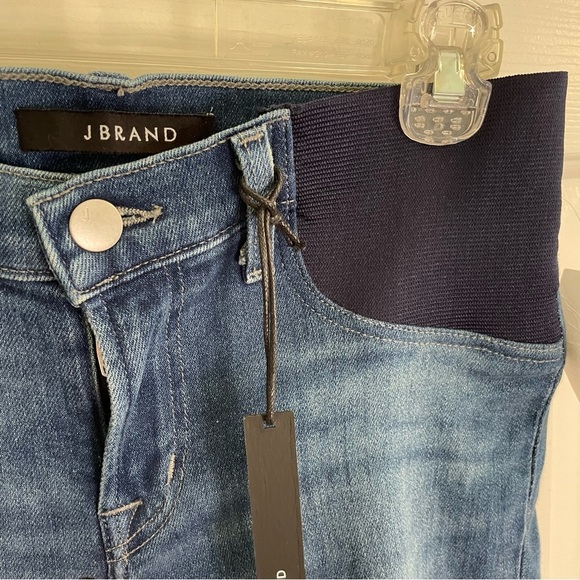 J Brand Maternity Indigo Cropped Jeans Maja J crop Cigarette  Size 26 chic - Picture 5 of 8